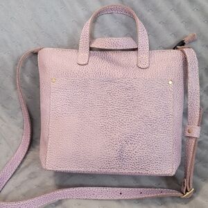 Portland Leather Goods Mini Cb Zip Tote In Lilac
